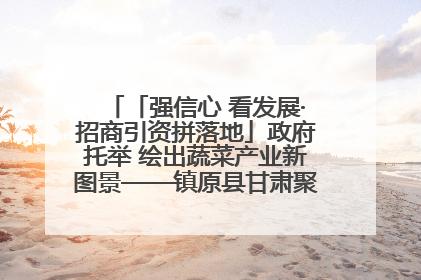 「强信心 看发展·招商引资拼落地」政府托举 绘出蔬菜产业新图景——镇原县甘肃聚广利现代设施蔬菜种植基地见闻