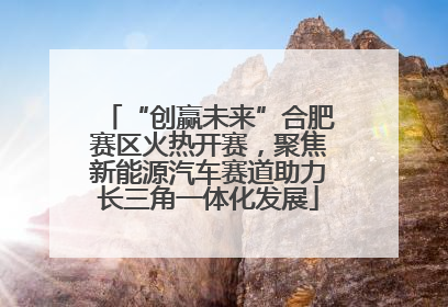 “创赢未来”合肥赛区火热开赛，聚焦新能源汽车赛道助力长三角一体化发展