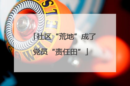 社区“荒地”成了党员“责任田”