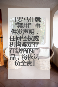 罗马仕就“禁用”事件发声明：任何经权威机构鉴定存在缺陷的产品，将依法负全责