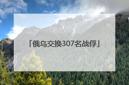 俄乌交换307名战俘