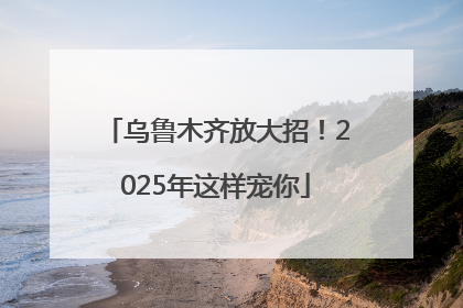 乌鲁木齐放大招！2025年这样宠你