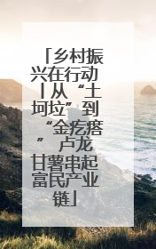 乡村振兴在行动丨从“土坷垃”到“金疙瘩” 卢龙甘薯串起富民产业链