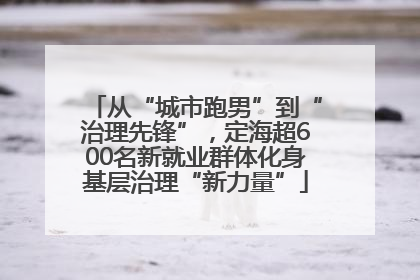 从“城市跑男”到“治理先锋”，定海超600名新就业群体化身基层治理“新力量”