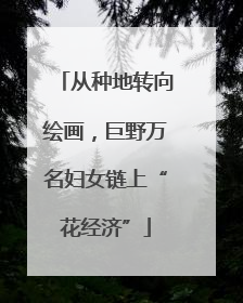 从种地转向绘画，巨野万名妇女链上“花经济”