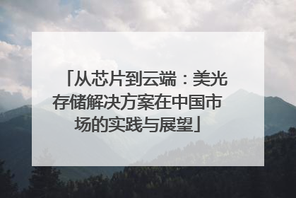 从芯片到云端：美光存储解决方案在中国市场的实践与展望
