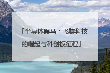 半导体黑马：飞骧科技的崛起与科创板征程