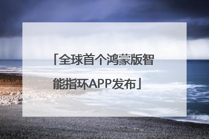 全球首个鸿蒙版智能指环APP发布