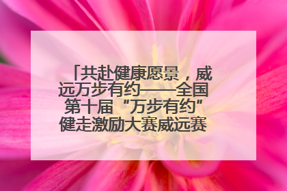 共赴健康愿景，威远万步有约——全国第十届“万步有约”健走激励大赛威远赛区启动仪式