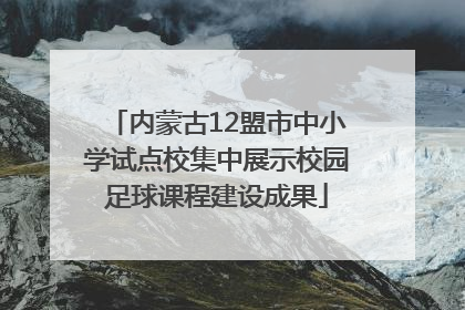 内蒙古12盟市中小学试点校集中展示校园足球课程建设成果