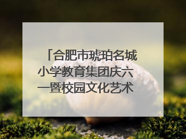 合肥市琥珀名城小学教育集团庆六一暨校园文化艺术节闭幕式文艺汇演圆满举行