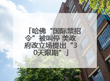 哈佛“国际禁招令”被叫停 美政府改立场提出“30天限期”