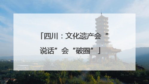 四川：文化遗产会“说话”会“破圈”