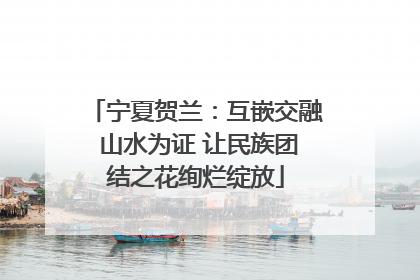 宁夏贺兰：互嵌交融 山水为证 让民族团结之花绚烂绽放