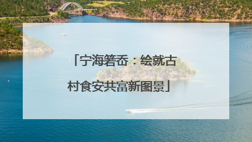 宁海箬岙：绘就古村食安共富新图景