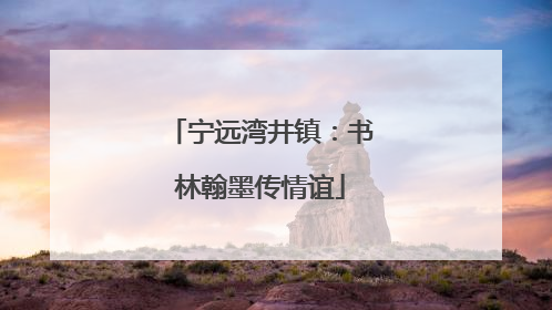 宁远湾井镇：书林翰墨传情谊