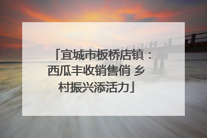 宜城市板桥店镇：西瓜丰收销售俏 乡村振兴添活力