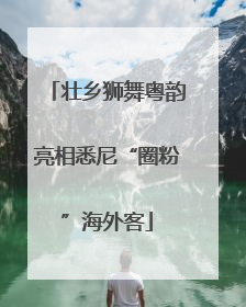壮乡狮舞粤韵亮相悉尼“圈粉”海外客