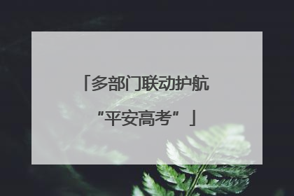 多部门联动护航“平安高考”