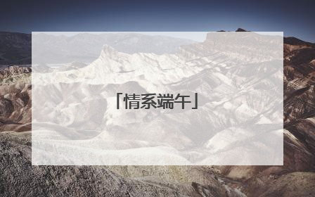 情系端午