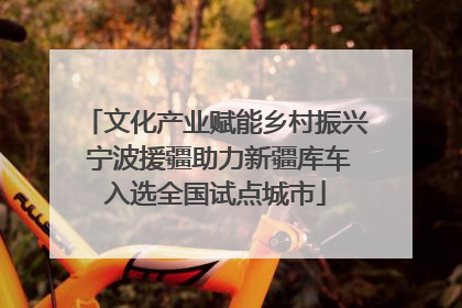 文化产业赋能乡村振兴 宁波援疆助力新疆库车入选全国试点城市