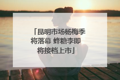 昆明市场杨梅季将落幕 蜂糖李即将接档上市