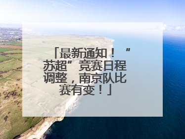 最新通知！“苏超”竞赛日程调整，南京队比赛有变！