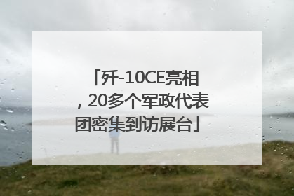 歼-10CE亮相，20多个军政代表团密集到访展台