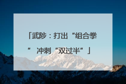 武陟：打出“组合拳” 冲刺“双过半”
