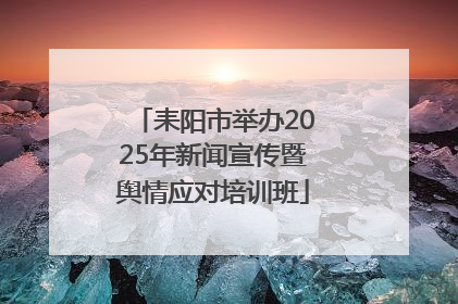 耒阳市举办2025年新闻宣传暨舆情应对培训班