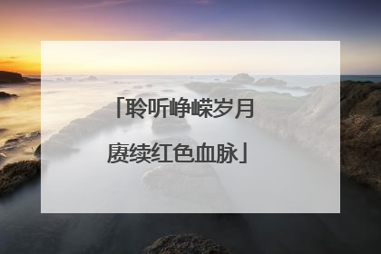 聆听峥嵘岁月 赓续红色血脉