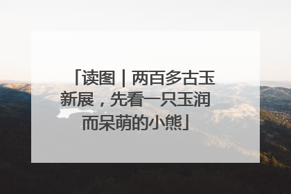 读图｜两百多古玉新展，先看一只玉润而呆萌的小熊