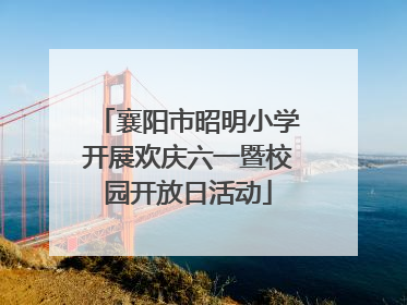 襄阳市昭明小学开展欢庆六一暨校园开放日活动