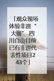 观众现场体验非遗“大餐” 四川自贡目前已有非遗代表性项目243个