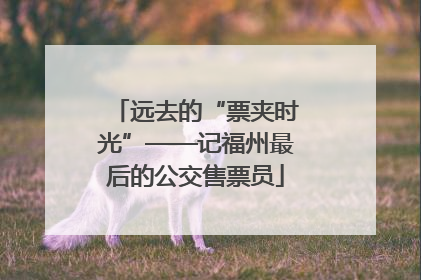 远去的“票夹时光”——记福州最后的公交售票员
