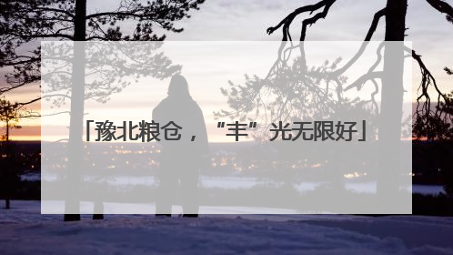 豫北粮仓，“丰”光无限好