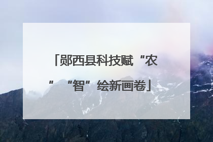 郧西县科技赋“农”“智”绘新画卷