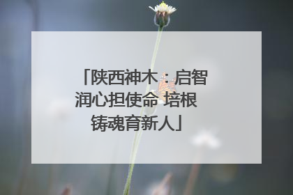 陕西神木：启智润心担使命 培根铸魂育新人