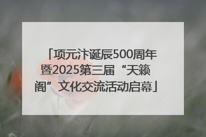 项元汴诞辰500周年暨2025第三届“天籁阁”文化交流活动启幕