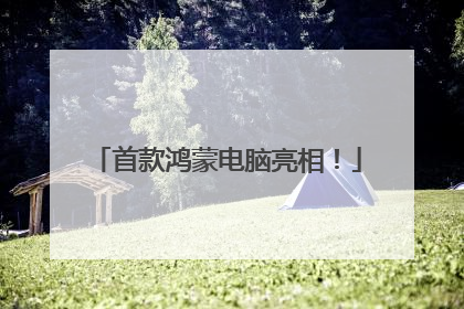 首款鸿蒙电脑亮相！