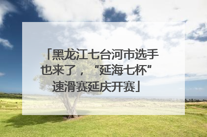 黑龙江七台河市选手也来了，“延海七杯”速滑赛延庆开赛
