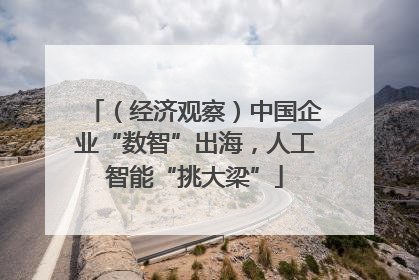 （经济观察）中国企业“数智”出海，人工智能“挑大梁”