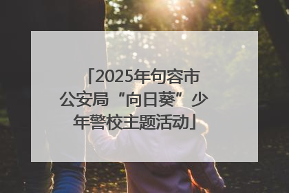 2025年句容市公安局“向日葵”少年警校主题活动