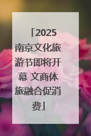 2025南京文化旅游节即将开幕 文商体旅融合促消费