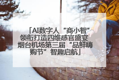 AI数字人“商小智”领衔打造四维感官盛宴 烟台机场第三届“品鲜嗨购节”智趣启航