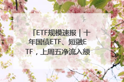 ETF规模速报｜十年国债ETF、短融ETF，上周五净流入额均超20亿元